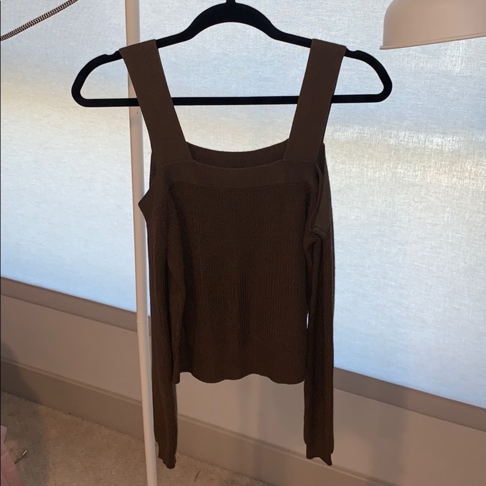 Kendall & Kylie open shoulder sweater